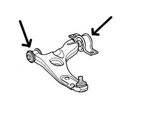 Volvo C70 (2006-2013) Front Suspension Arm Bushes