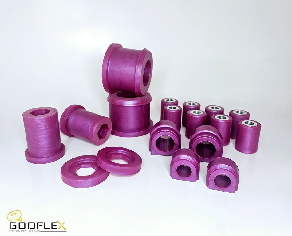 Mini Cooper S R56 2006-2013 Front & Rear Suspension Arm Poly Bushing Kit + Anti Roll Bar Bushes