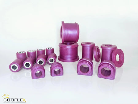 Mini Cooper S R53 2001-2006 Front & Rear Suspension Arm Poly Bushing Kit + Anti Roll Bar Bushes