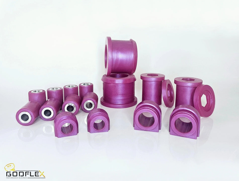 Mini Cooper S R53 2001-2006 Front & Rear Suspension Arm Poly Bushing Kit + Anti Roll Bar Bushes