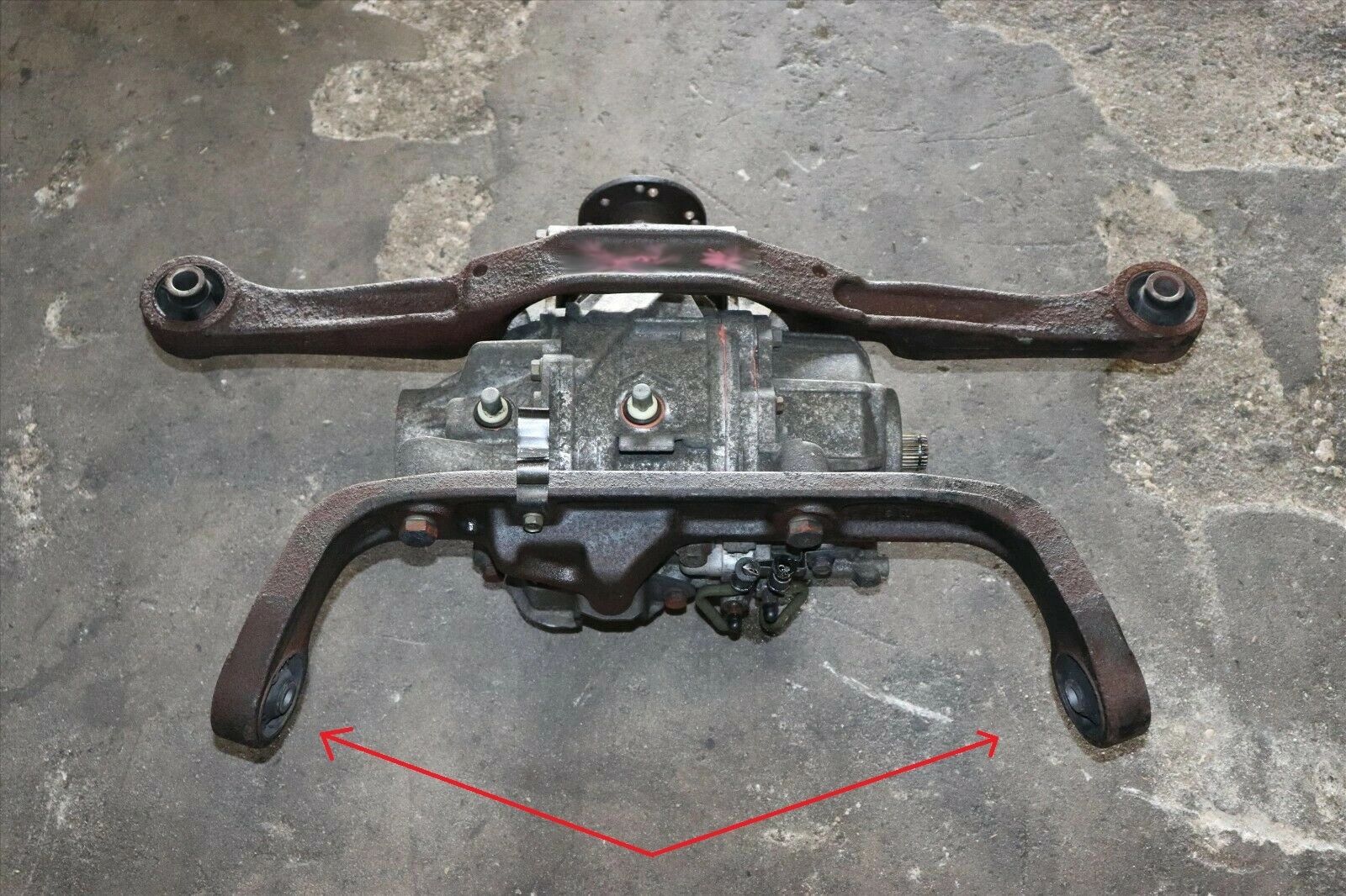 Mitsubishi Lancer Evolution 4 5 6 IV V VI Rear Diff Mustache Bar Bushes